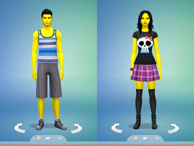 Yellow Skintone by Snaitf at Mod The Sims » Sims 4 Updates