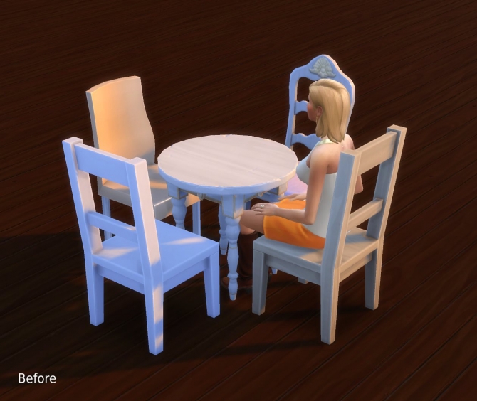 Less Clunky “Sooner or Ladder” Chair by plasticbox at Mod The Sims » Sims 4 Updates