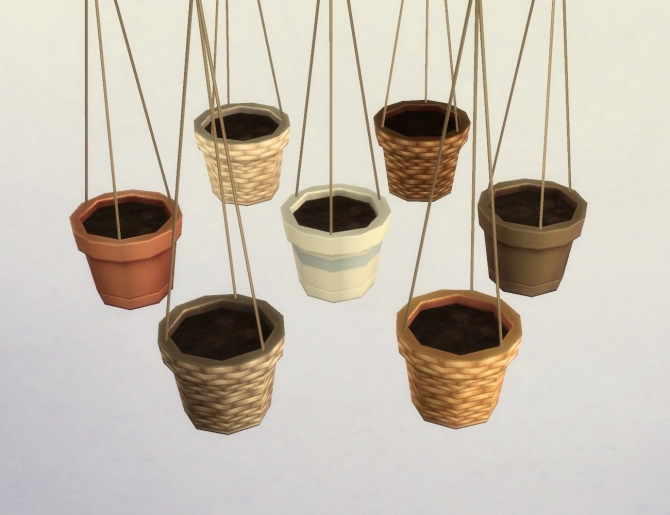 Modular Hanging Plants by plasticbox at Mod The Sims » Sims 4 Updates