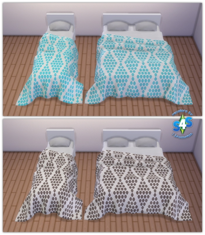Sims 4 Cc Single Bed Blankets