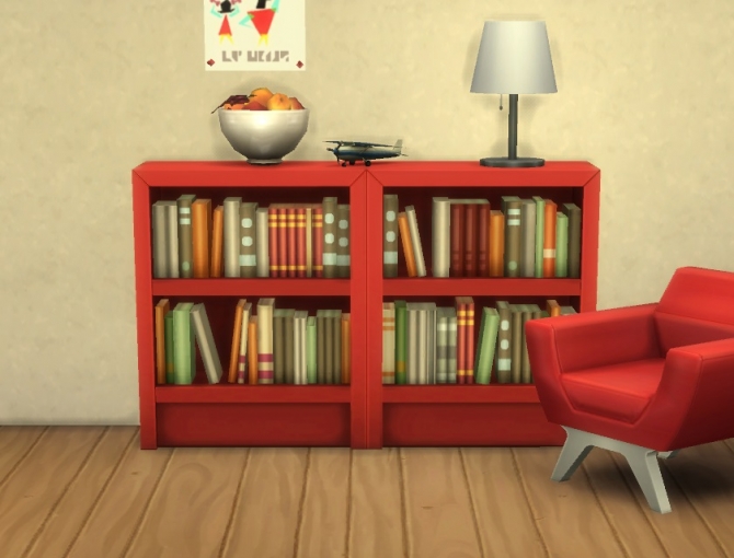 Sims 4 Bookcase Door CC