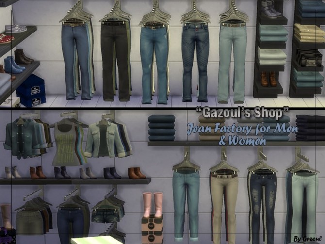 Jeans shop at Gazoul » Sims 4 Updates