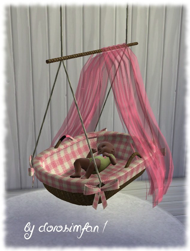 Hanging cradle for babies by dorosimfan1 at Sims Marktplatz » Sims 4