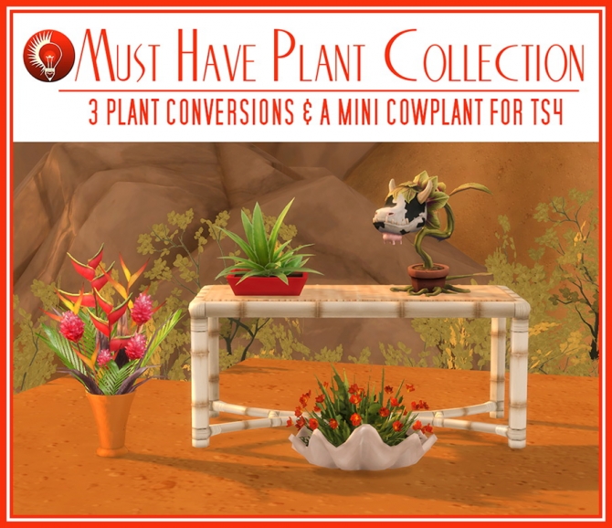 3 plant conversions + mini cowplant at Haq » Sims 4 Updates