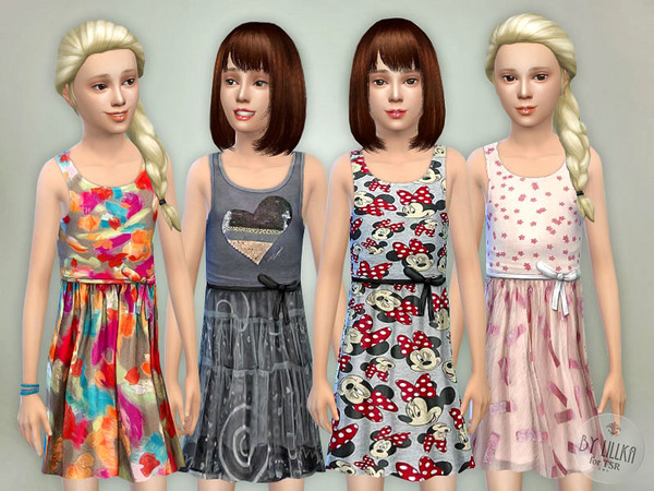 Designer Dresses Collection P01 by lillka at TSR » Sims 4 Updates