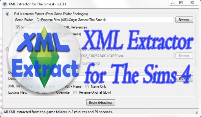 XML Extractor — SCUMBUMBO