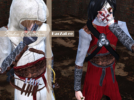 Assassin's Creed Altaïr full outfit at Studio KCreation » Sims 4 Updates