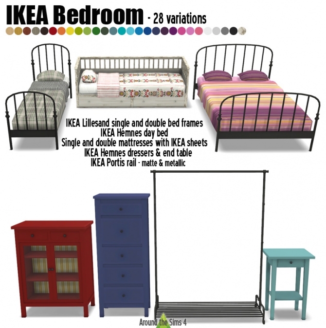 IKEAlike Bedroom by Sandy at Around the Sims 4 » Sims 4 Updates