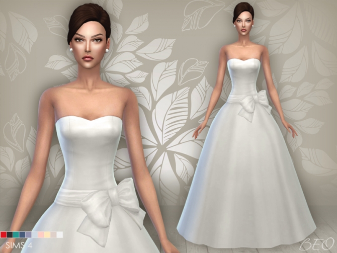 WEDDING DRESS 04 at BEO Creations » Sims 4 Updates