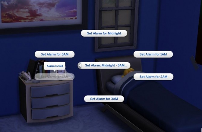 Working Alarm Clocks by scumbumbo at Mod The Sims » Sims 4 Updates