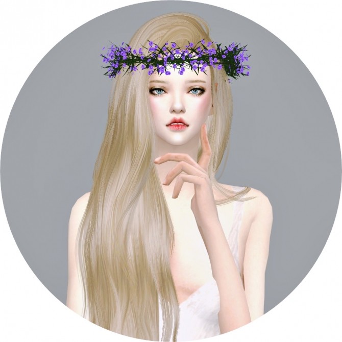 Gypsophila Flower Crown at Marigold » Sims 4 Updates