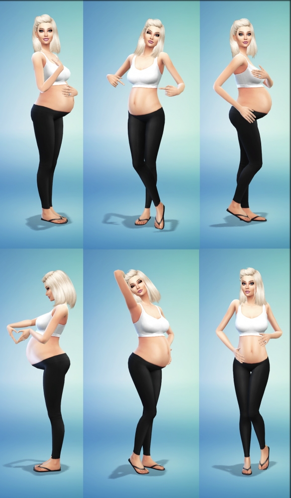 Baby On The Way posepack at Randomchick32 » Sims 4 Updates
