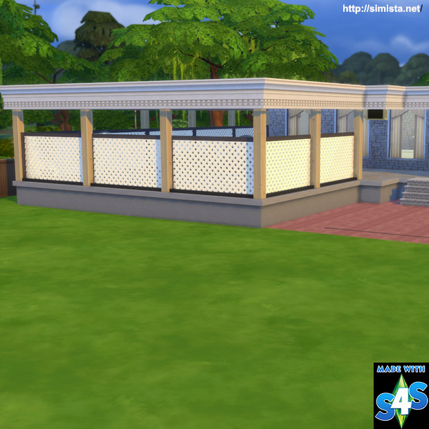 Patio Lattice at Simista » Sims 4 Updates