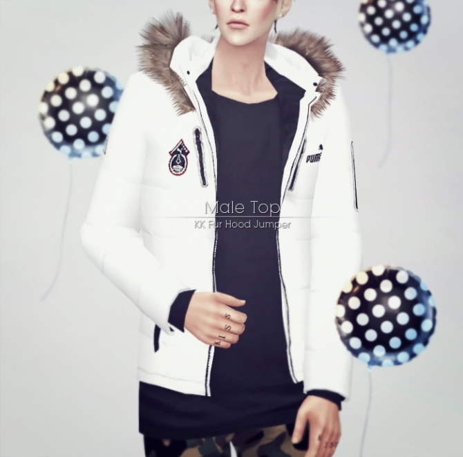 Fur Hood Jumper Set at KK Sims » Sims 4 Updates