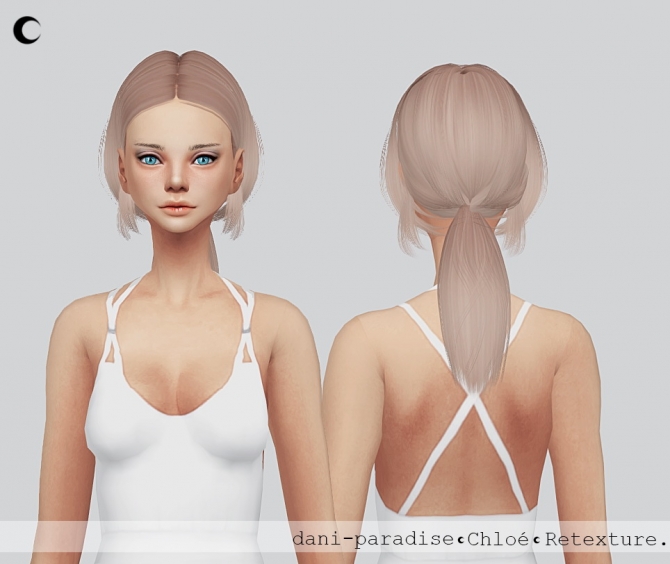 Chloé hair retexture at Kalewaa » Sims 4 Updates