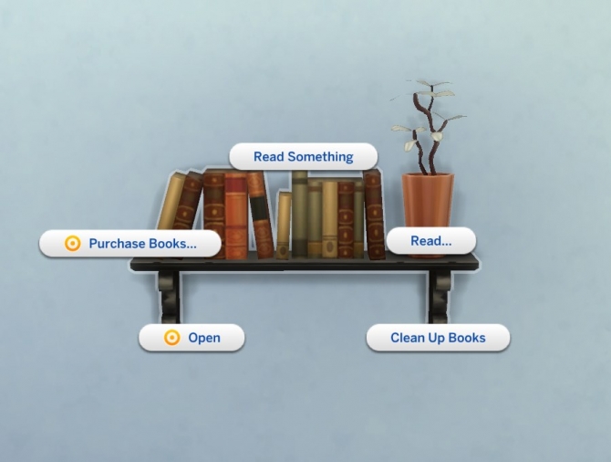 Rustic Wall Bookshelf by plasticbox at Mod The Sims » Sims 4 Updates