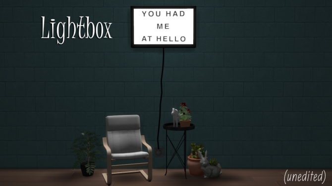 Lightbox by driana at » Sims 4 Updates