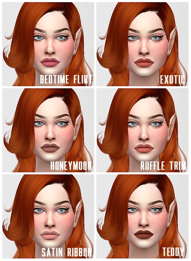 Nyx lips updated at Sims by Skye » Sims 4 Updates