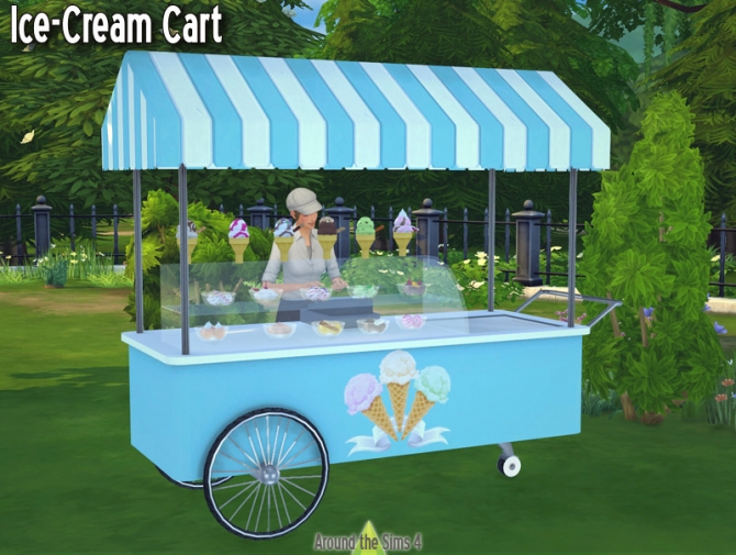 IceCream Stand by Sandy at Around the Sims 4 » Sims 4 Updates