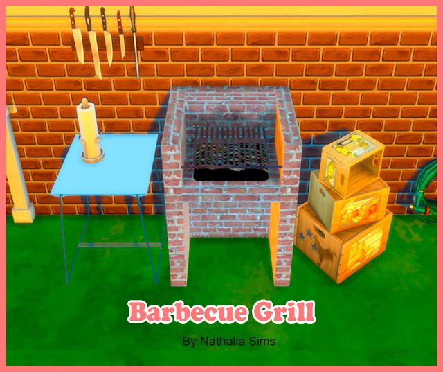Barbecue Grill Conversion 2t4 at Nathalia Sims » Sims 4 Updates
