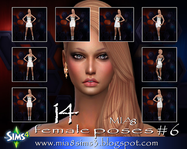 14 female poses 6 at MIA8 » Sims 4 Updates