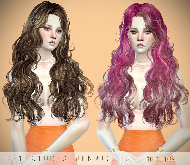 Newsea Millet and Patron Saint hair retextures at Jenni Sims » Sims 4