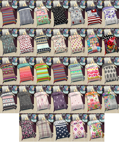 Sims 4 Cc Single Bed Blankets