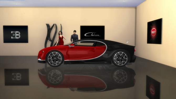 Bugatti Chiron at LorySims » Sims 4 Updates