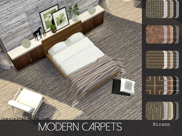 Modern Carpets by Rirann at TSR » Sims 4 Updates
