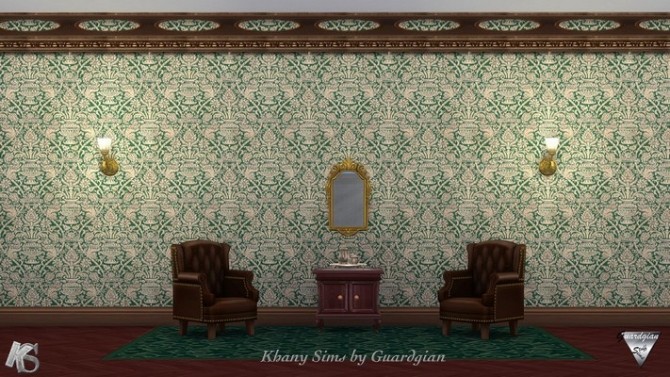 Victorian walls by Guardgian at Khany Sims » Sims 4 Updates