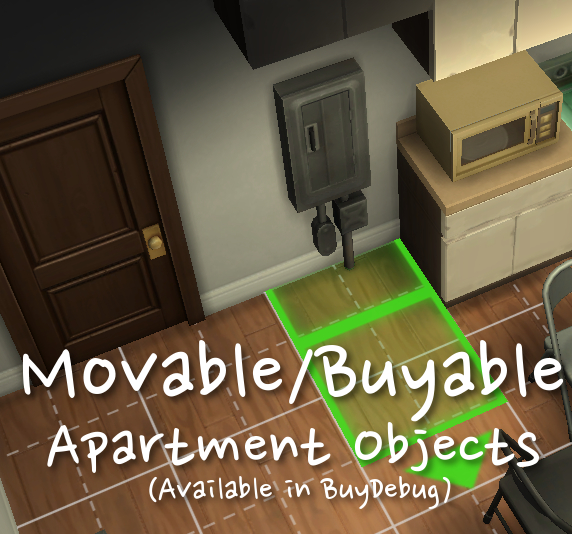 Moveable/Buyable City Living Apartment Objects by NikNak513 at Mod The