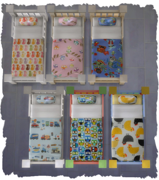 Toddler bed by Chalipo at All 4 Sims » Sims 4 Updates
