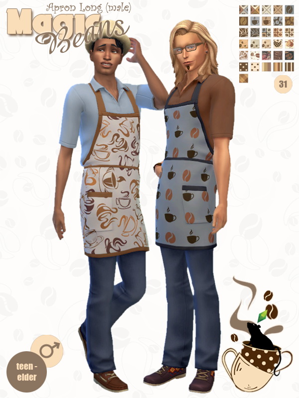 Sims 4 Male Apron