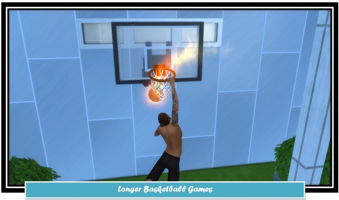 Longer Basketball Games by LittleMsSam » Sims 4 Updates