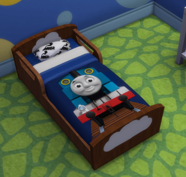 Thomas and Friends Toddler Beds by Hagfisher at » Sims 4