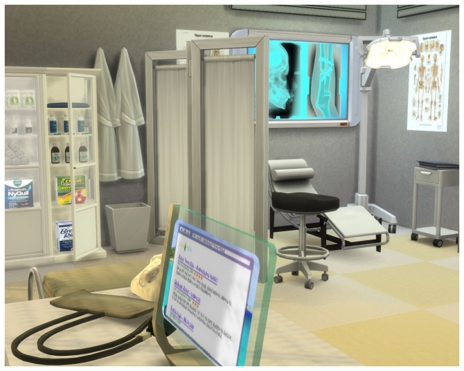 Sims 4 Hospital Gown CC