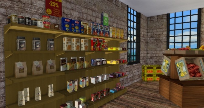 Grocery Store Mod + Lot + Tutorial at Lily Sims » Sims 4
