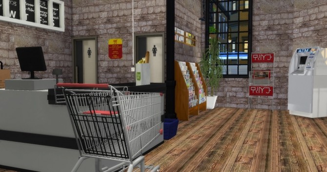 Grocery Store Mod + Lot + Tutorial at Lily Sims » Sims 4
