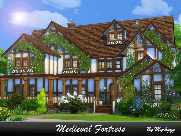 Medieval Fortress by MychQQQ at TSR » Sims 4 Updates