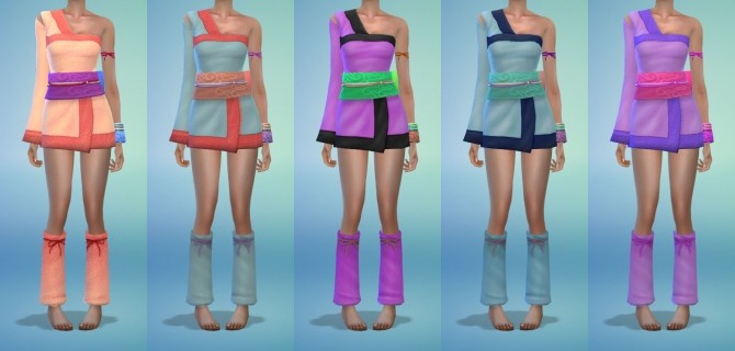 Rave Kimono Conversion at My Stuff » Sims 4 Updates