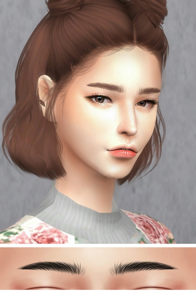 GPME FEyebrows 1 set at GOPPOLS Me » Sims 4 Updates
