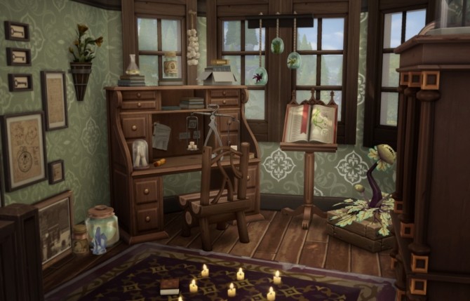 The Woodland Witch Cottage at Femmeonamissionsims » Sims 4 Updates
