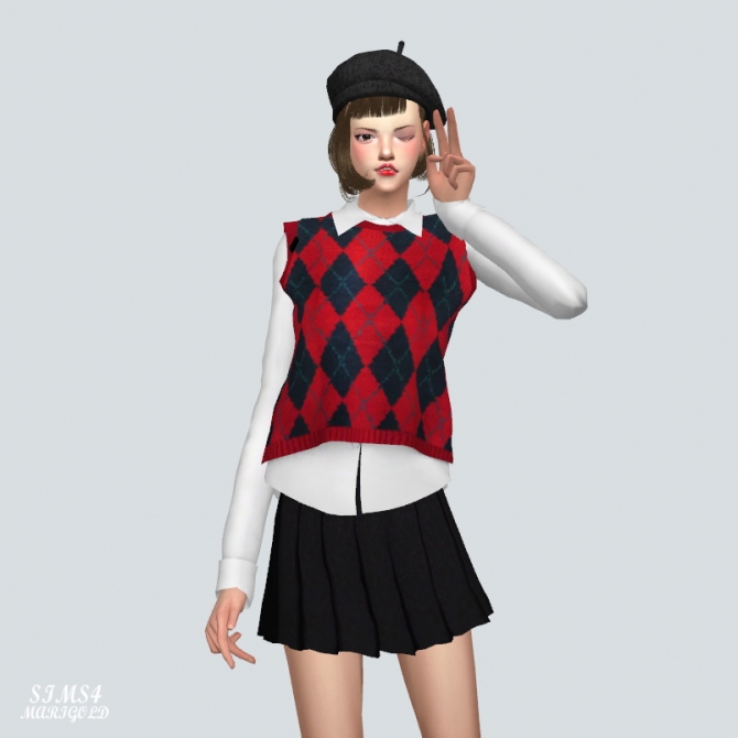 Sims 4 Vest Suit