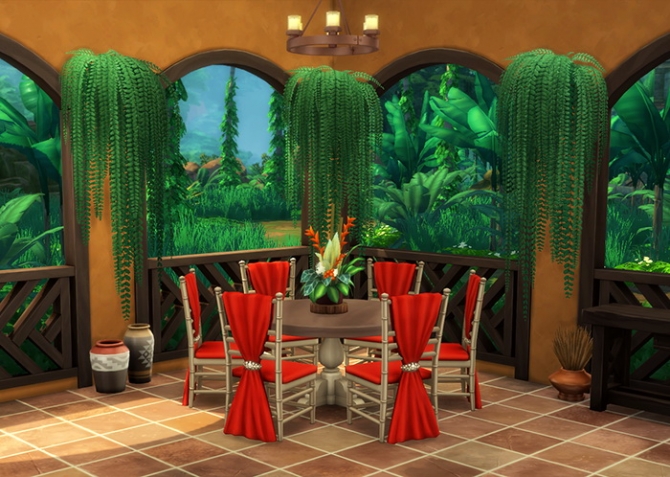 Indoor Hanging Ferns at OmorfiMera » Sims 4 Updates