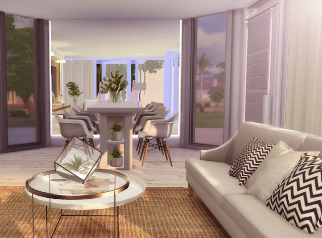 Living Room Minimalist at Lily Sims » Sims 4 Updates