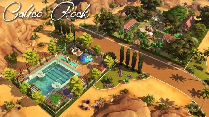 Just Maristella (Save File) Oasis Springs redone at Jenba Sims » Sims 4