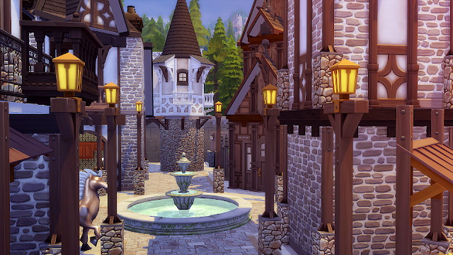 Fantasy Medieval Castle at Akai Sims kaibellvert » Sims 4 Updates