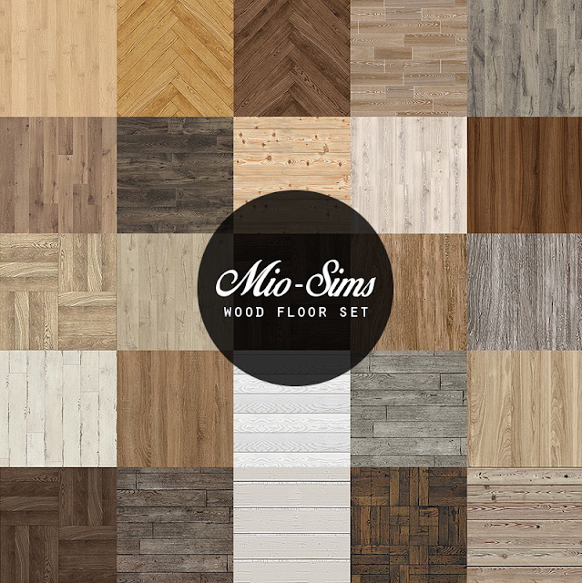Wood Floor Set at MIOSIMS » Sims 4 Updates