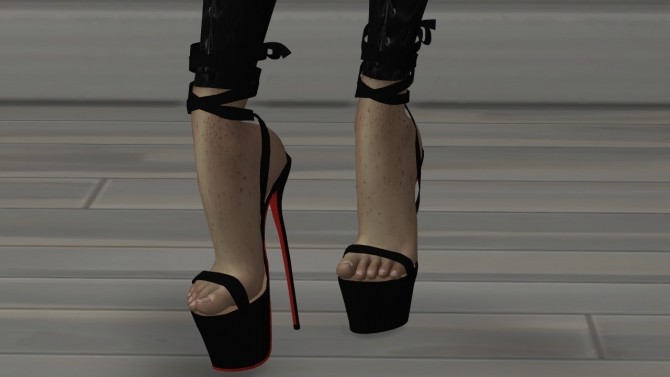 HFFSIMS NEW YEAR HEELS V1 by Thiago Mitchell at REDHEADSIMS » Sims 4 Updates