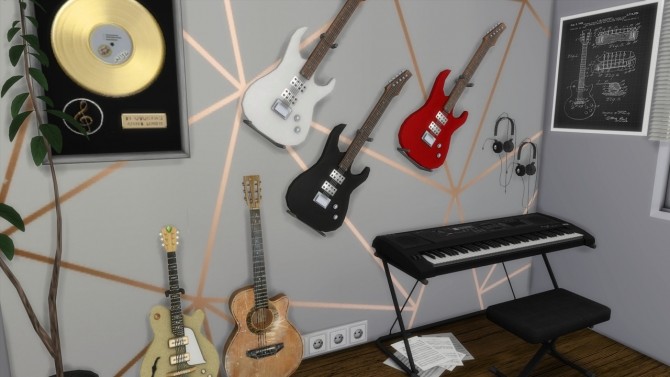 Music Room at MODELSIMS4 » Sims 4 Updates